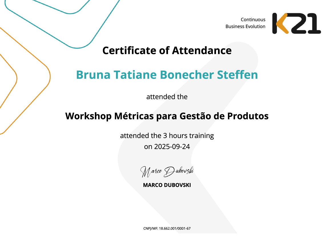 Certificado K21